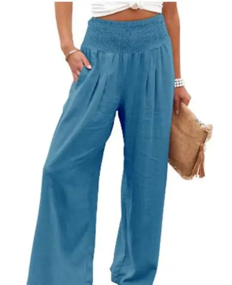 Calça Soltinha Cintura Alta Feminina