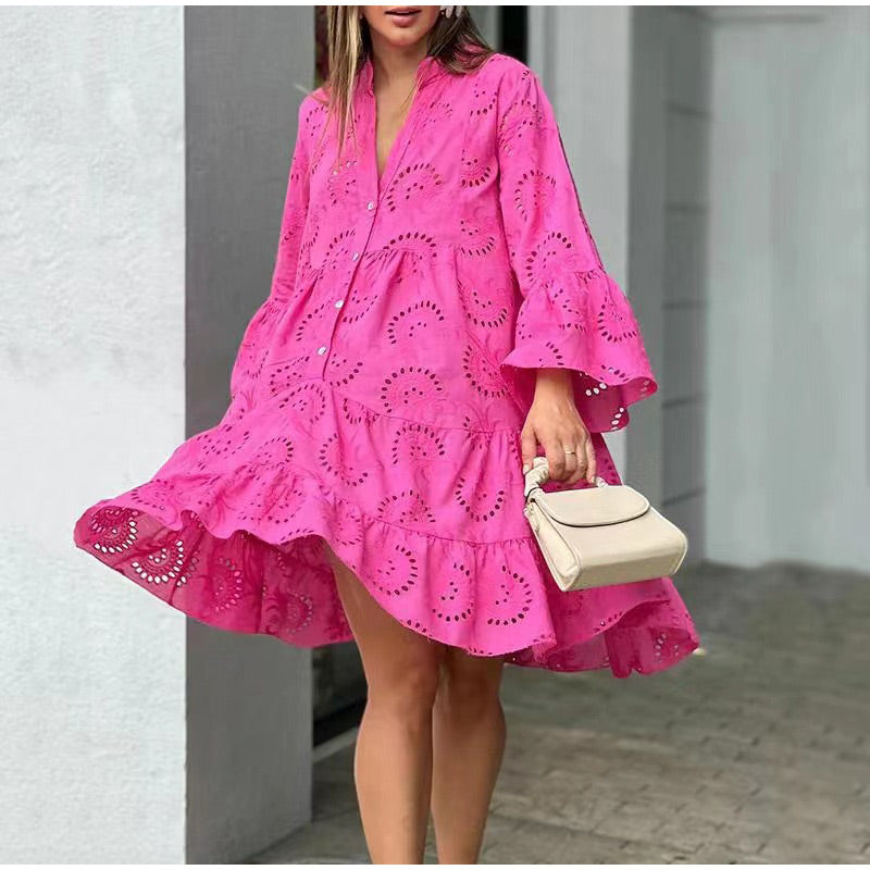 COMPRE 1 LEVE 2 - Vestido Curto Laise Soltinho Feminino