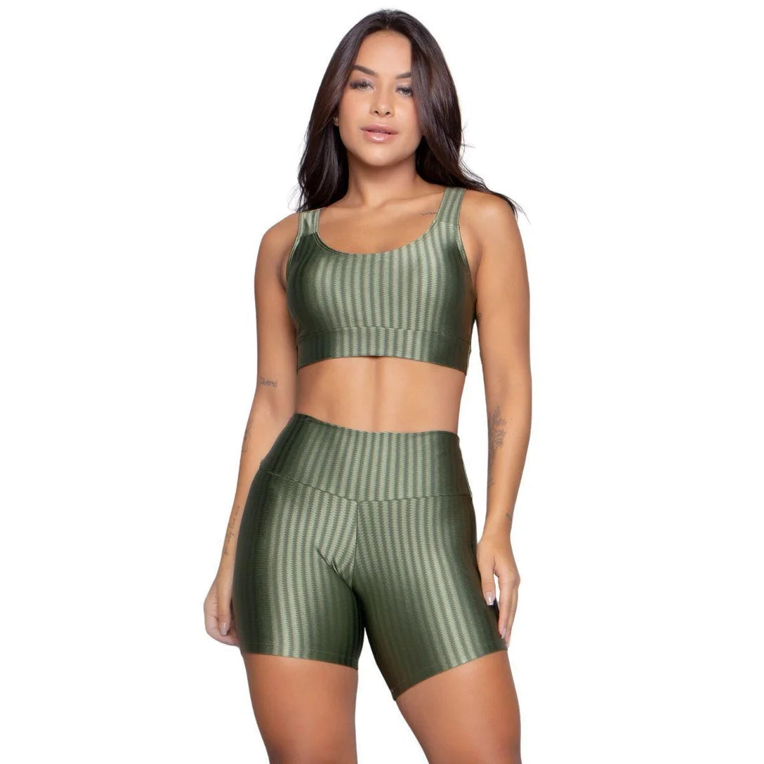 Conjunto Fitness Top e Short