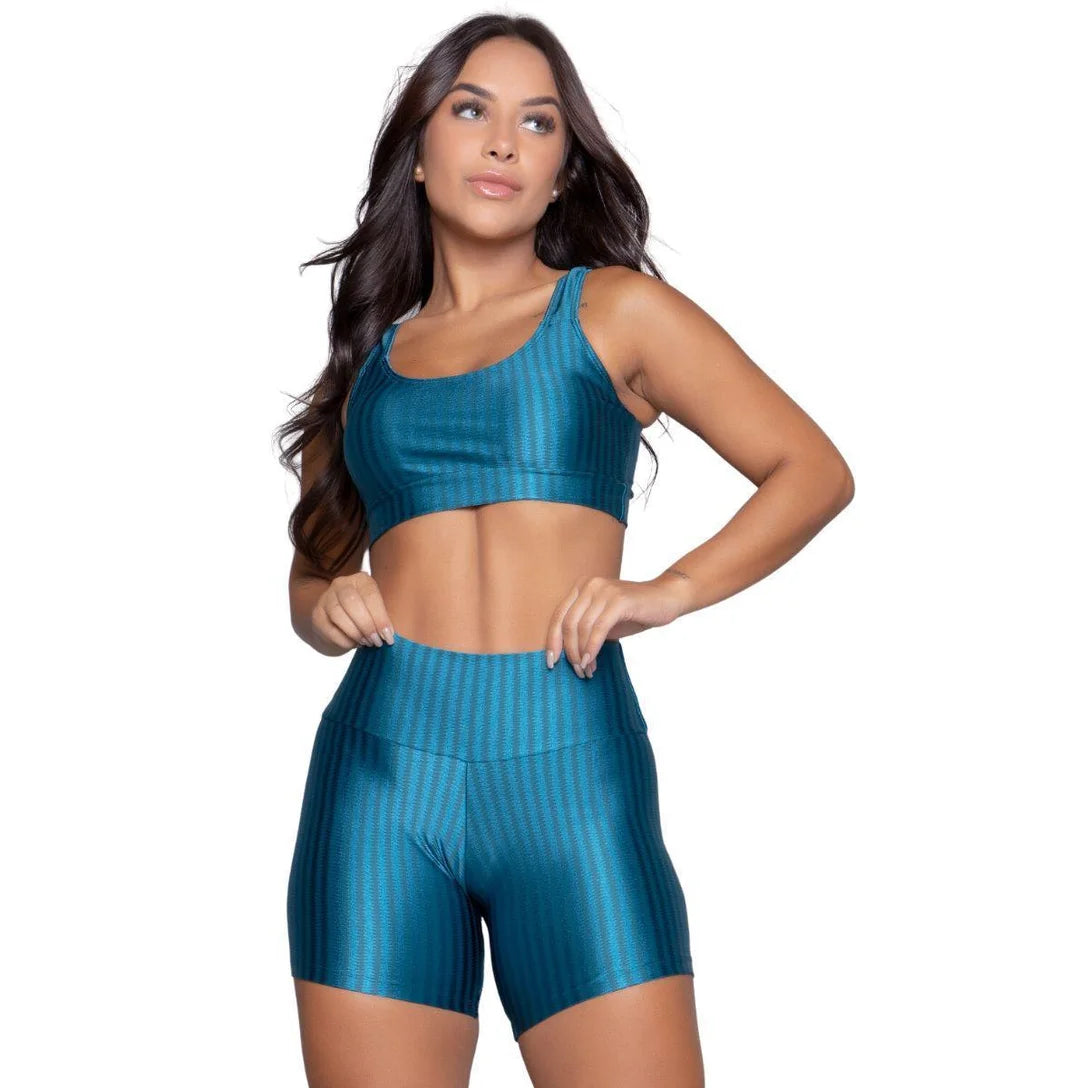 Conjunto Fitness Top e Short