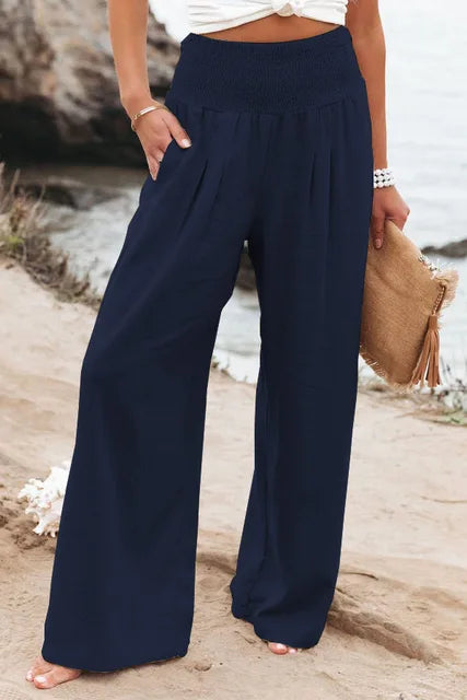Calça Soltinha Cintura Alta Feminina