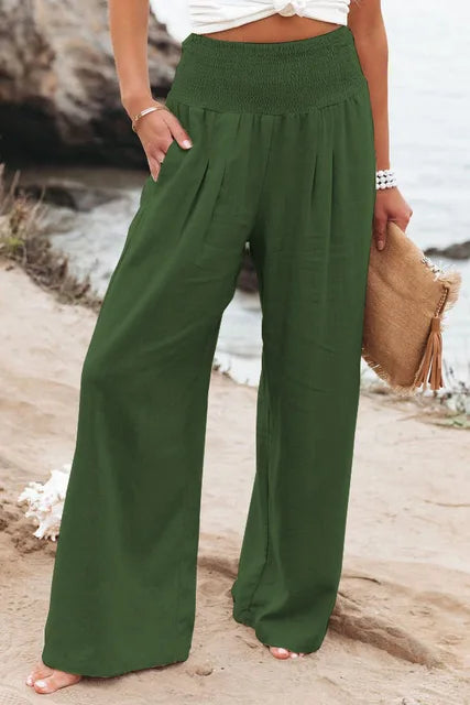Calça Soltinha Cintura Alta Feminina