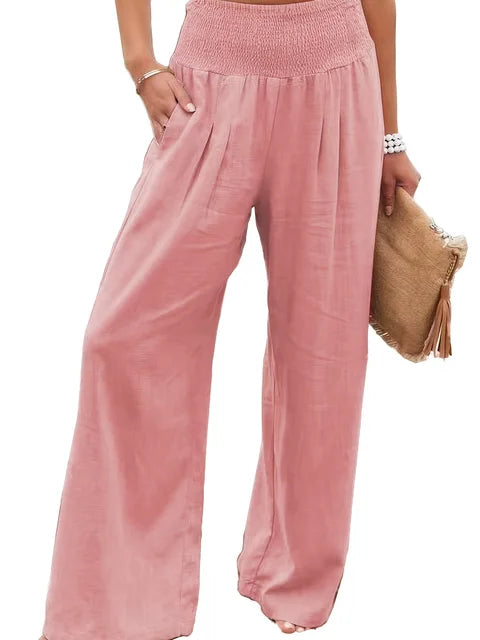 Calça Soltinha Cintura Alta Feminina