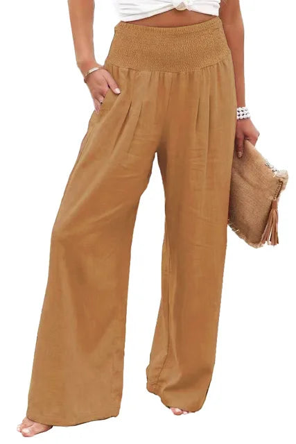 Calça Soltinha Cintura Alta Feminina