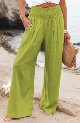 Calça Soltinha Cintura Alta Feminina