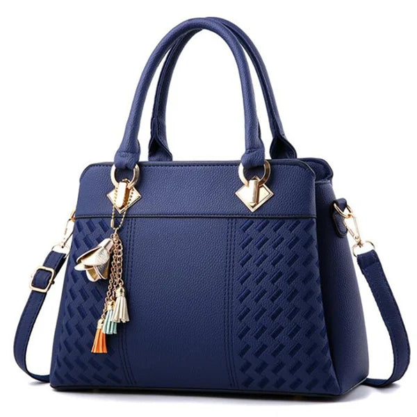 Bolsa de Couro Ombro Feminina Luxuosa