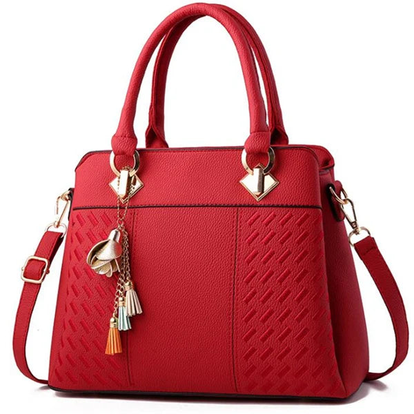 Bolsa de Couro Ombro Feminina Luxuosa