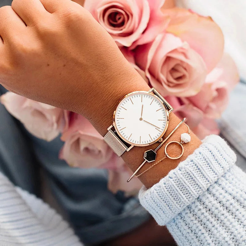 Relógio Minimalista Luxury Zirta