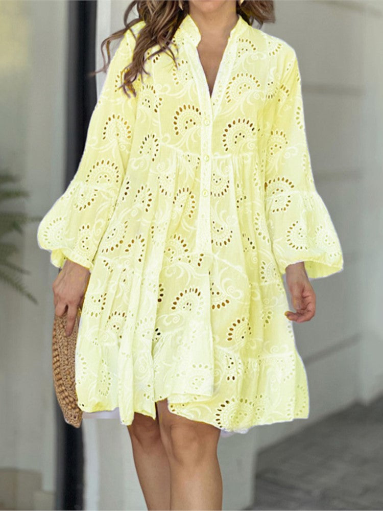 COMPRE 1 LEVE 2 - Vestido Curto Laise Soltinho Feminino