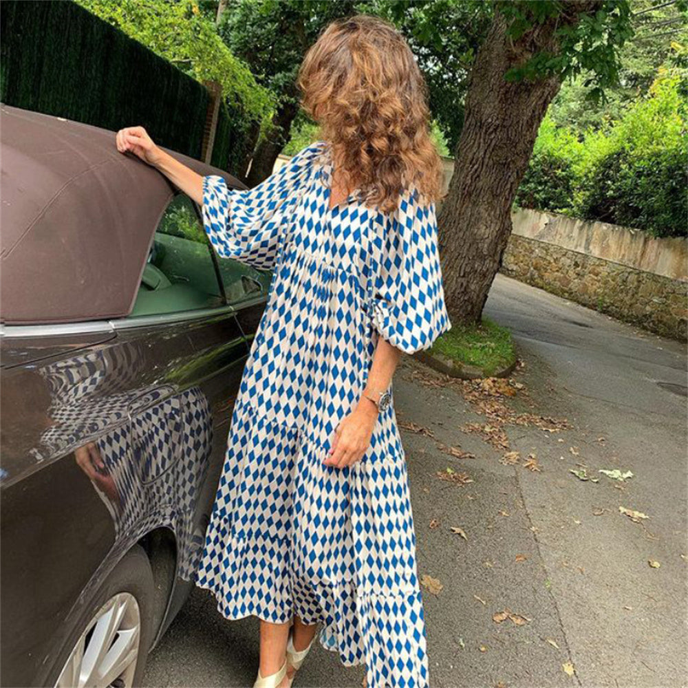Vestido Estampado Longo Summer