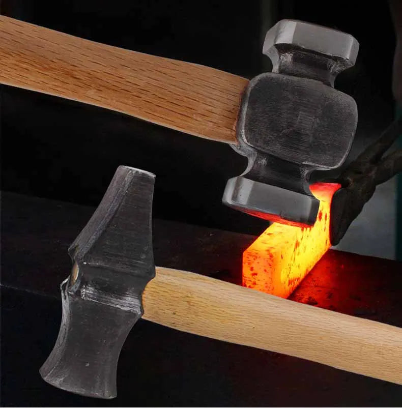 Accessories for Hand-forged Tools with Wooden Handles for Household Use Portable Woodworking Professional Hand Tools Hammers
