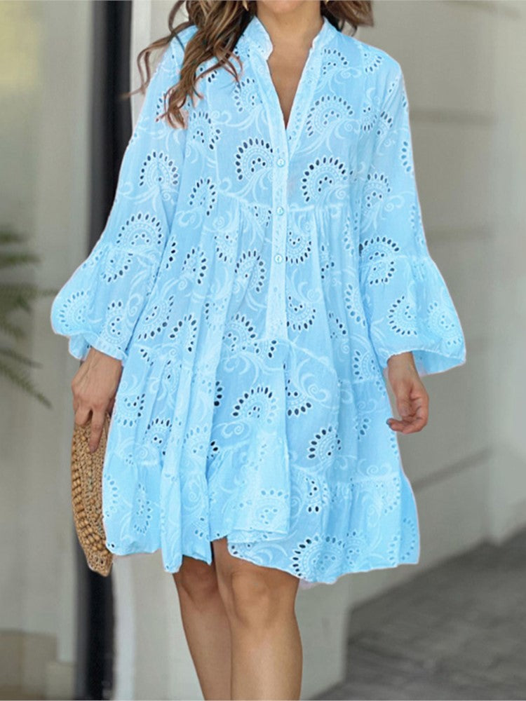 COMPRE 1 LEVE 2 - Vestido Curto Laise Soltinho Feminino
