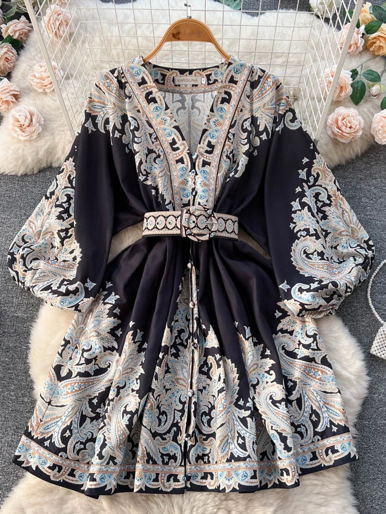 Vestido Estampado Soltinho Sunshine