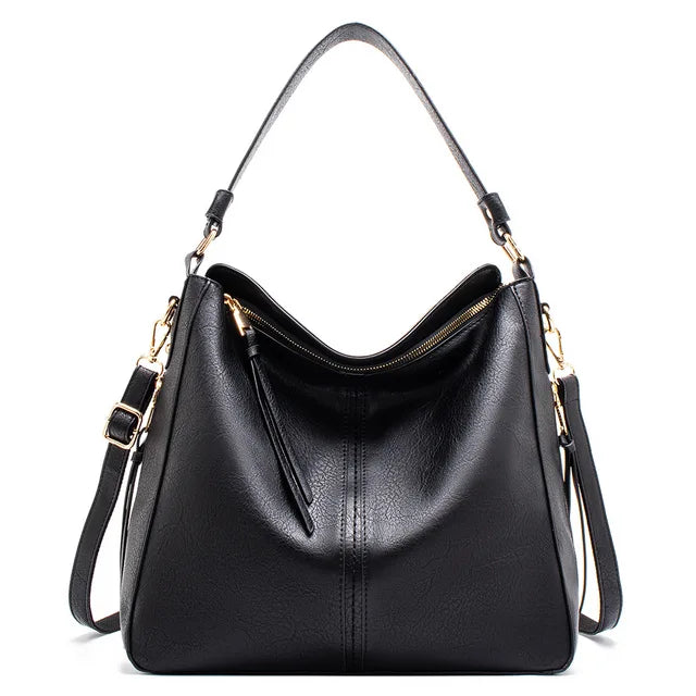 Bolsa de Couro Ombro Feminina Grande