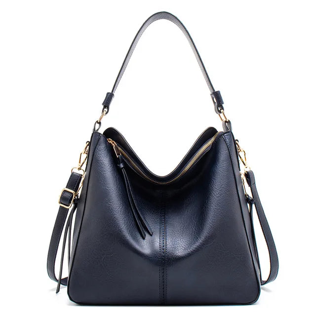 Bolsa de Couro Ombro Feminina Grande