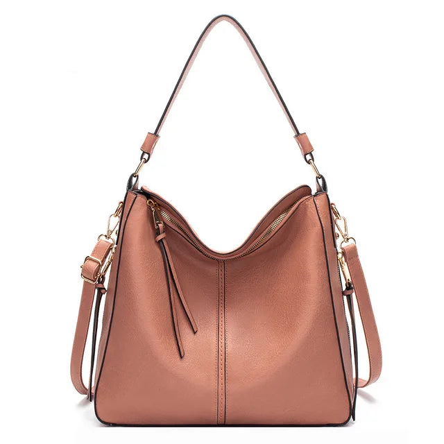 Bolsa de Couro Ombro Feminina Grande
