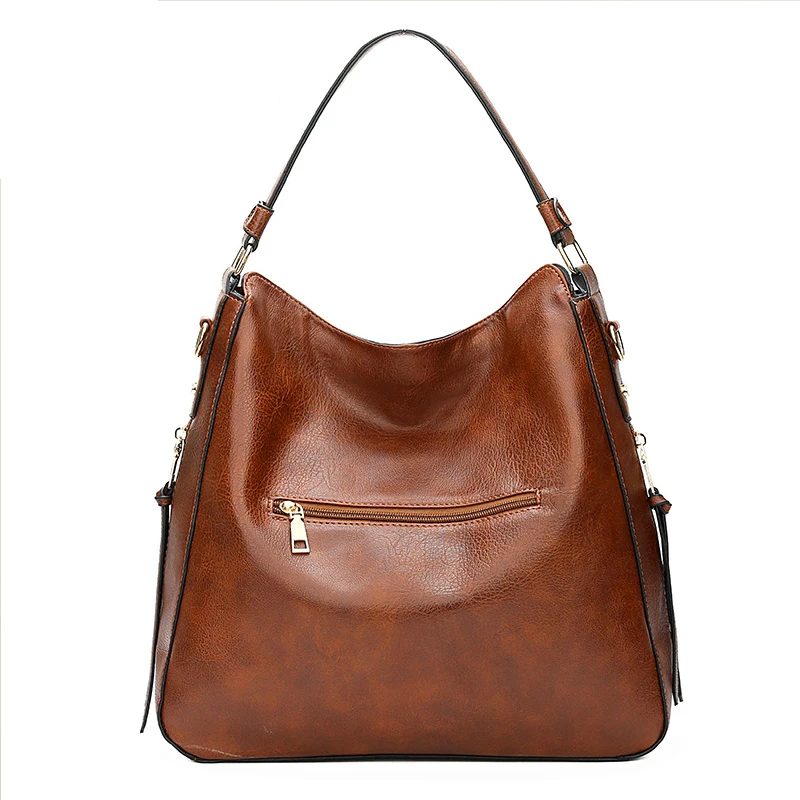 Bolsa de Couro Ombro Feminina Grande
