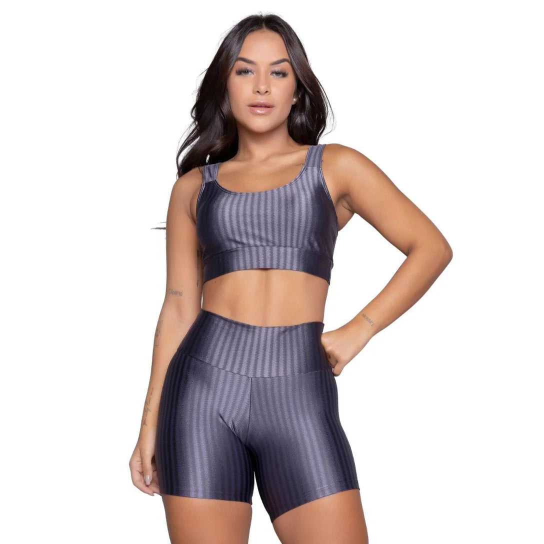 Conjunto Fitness Top e Short