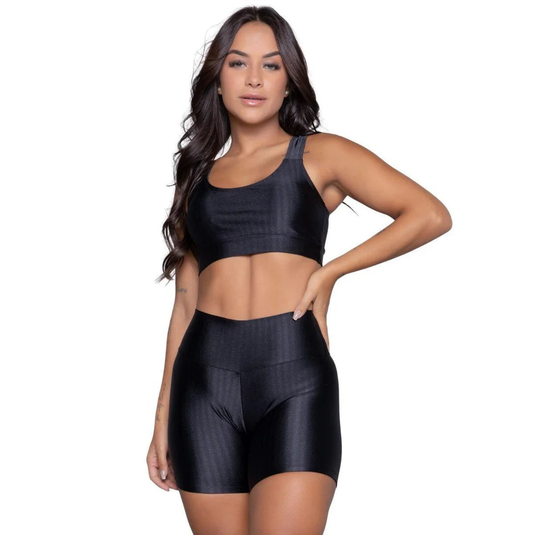 Conjunto Fitness Top e Short