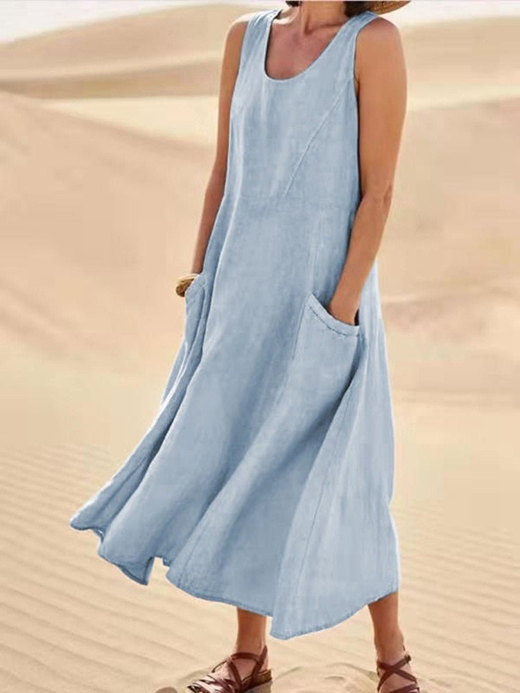 COMPRE 1 LEVE 2 - Vestido Soltinho com Bolsos